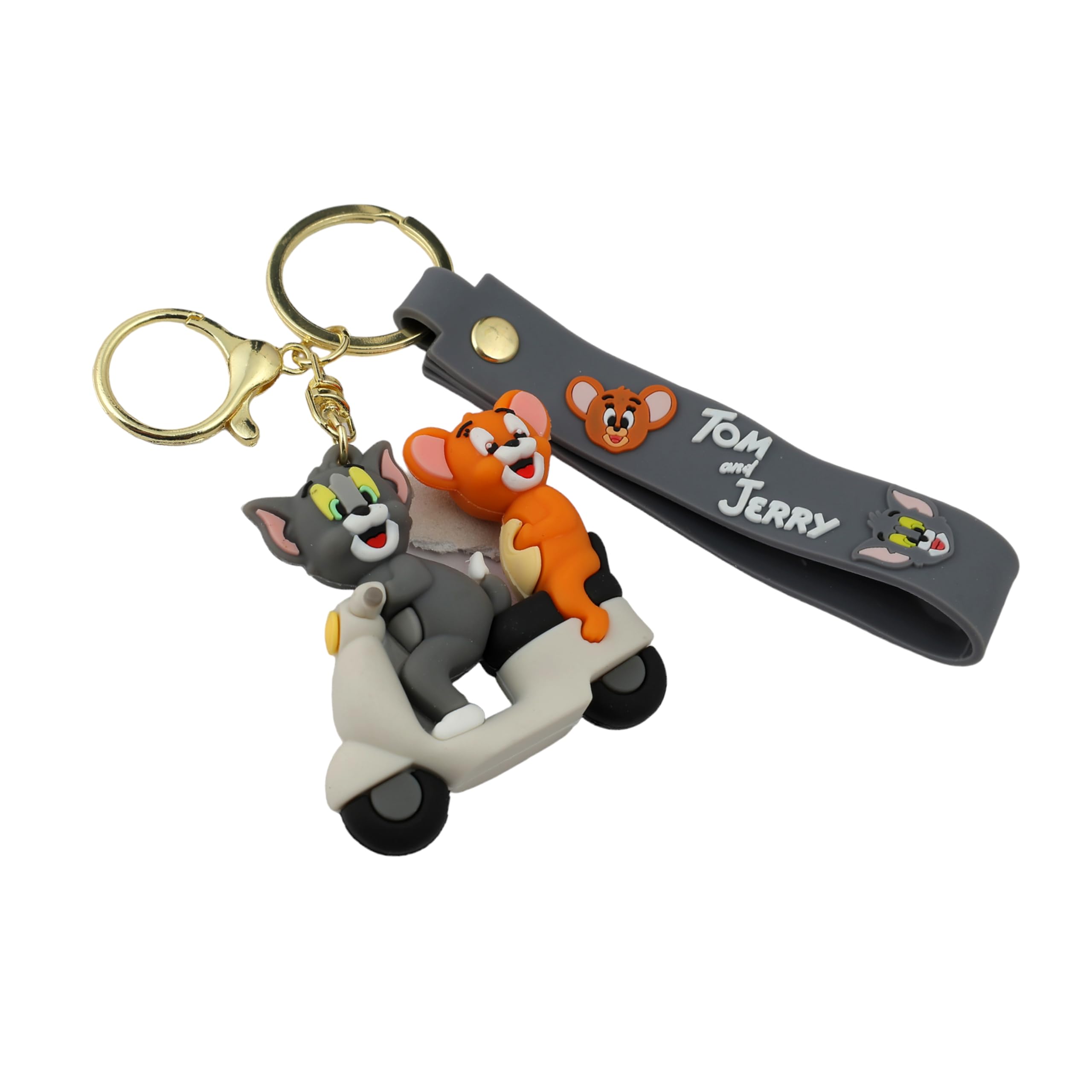 Daiyamondo Premium Keychain Of Famous Anime Keychain Key chain Rubber Silicone Action Character Key rings! Perfect for Bag Charm,Keychain For Girls, Car, Bike Gifting & Anti-Rust (CMOS) 1