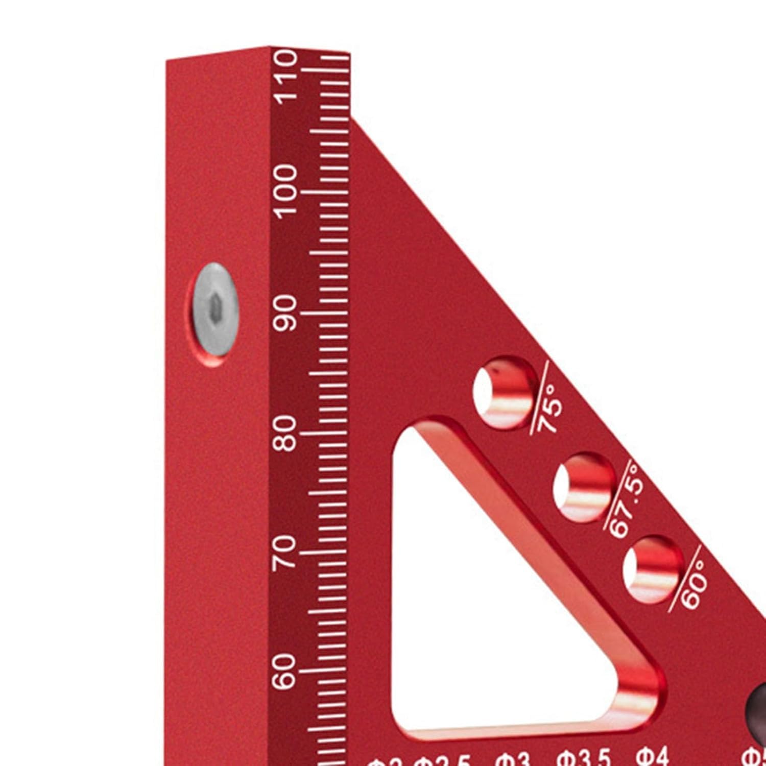 Quadrato Mitre 3D, Regola di misura multi-angolare, Strumento di precisione in lega di alluminio per falegnameria, 15