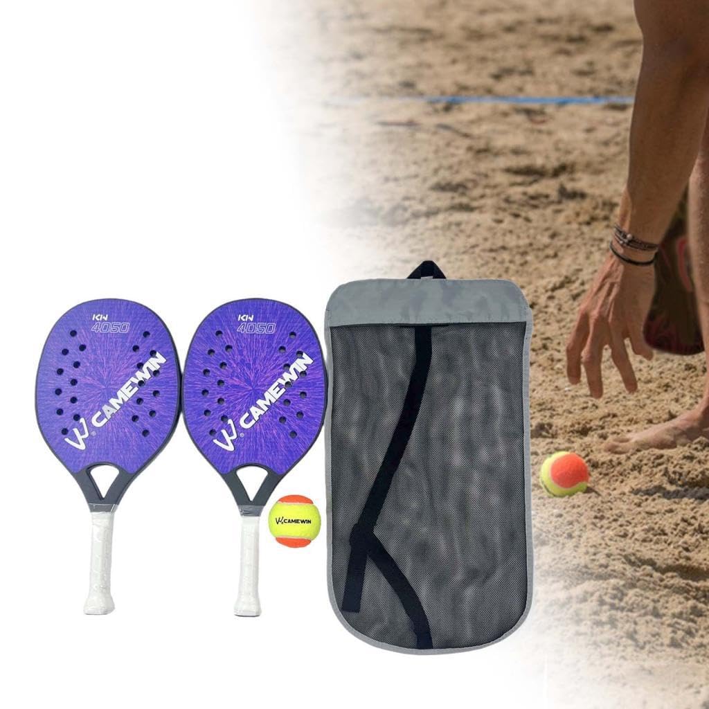 Ensemble de Raquettes de Tennis de Plage Haut de Gamme avec étui de Transport