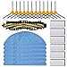 KEEPOW 25 Pack Ersatzteilset Kompatibel für Tesvor M1 Tesvor X500 X500pro Saugroboter, 12 Seitenbürsten + 6 Filter + 6 Mopps + 1 Hauptbürste