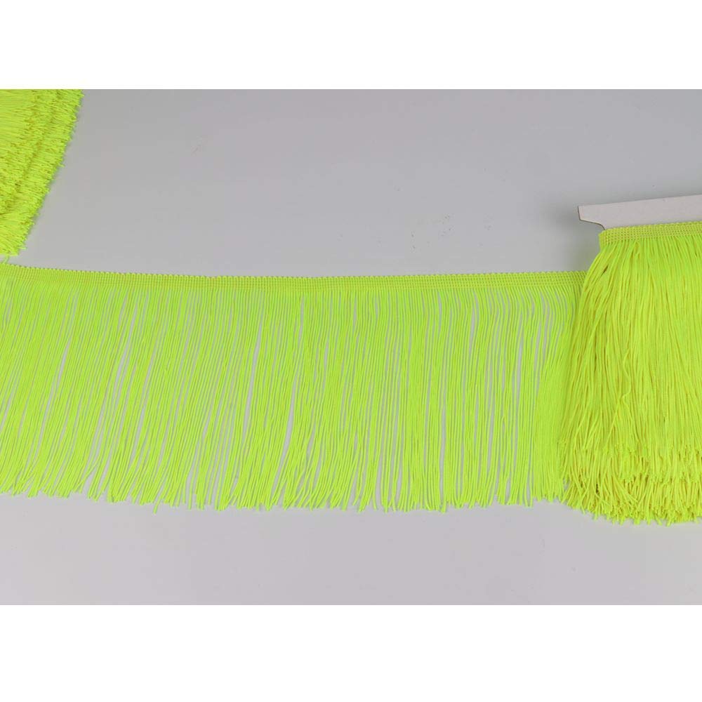 Frange à Pompons Noire En Polyester - 9.1 Mètres De Long, 10.2 Cm De Large - Pour Couture Robe, Décoration, Bricolage