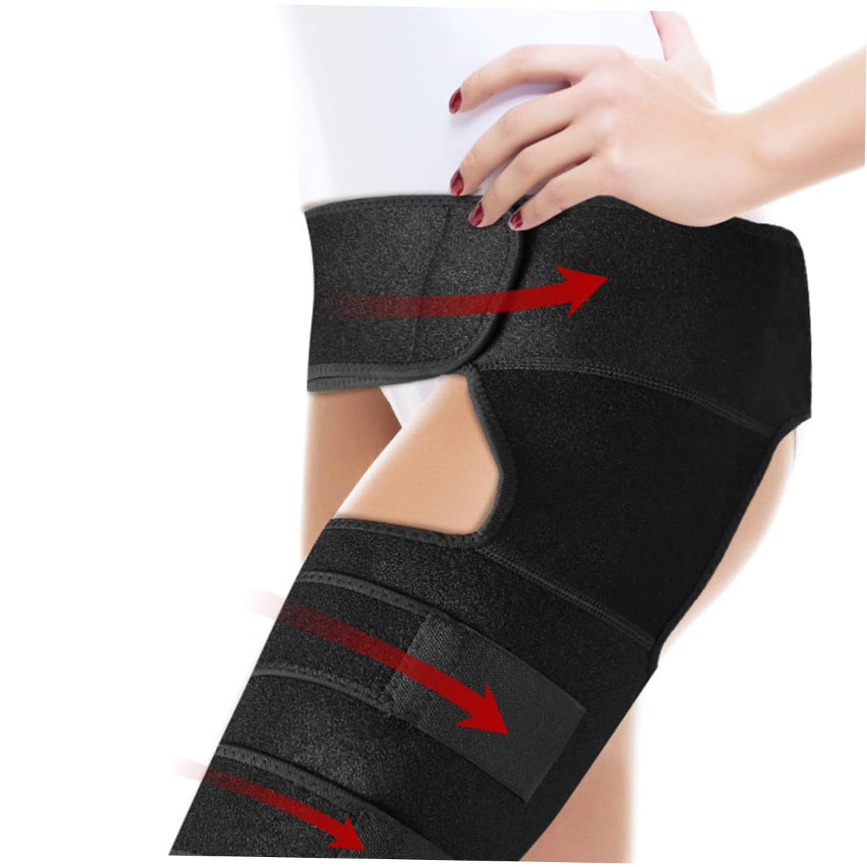 HOMOCONO Fitness Workout Belt Pre Wrap Athletic Hip Seat Hip Protective Strap for