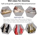 FRONTED Unisex-Adult Sneaker Shoe Wipes Cleaner, Premium Cleaning Solution Suitable For Different Sneakers & Sports Shoe - 80 Wips In 1 Pack White gallery image