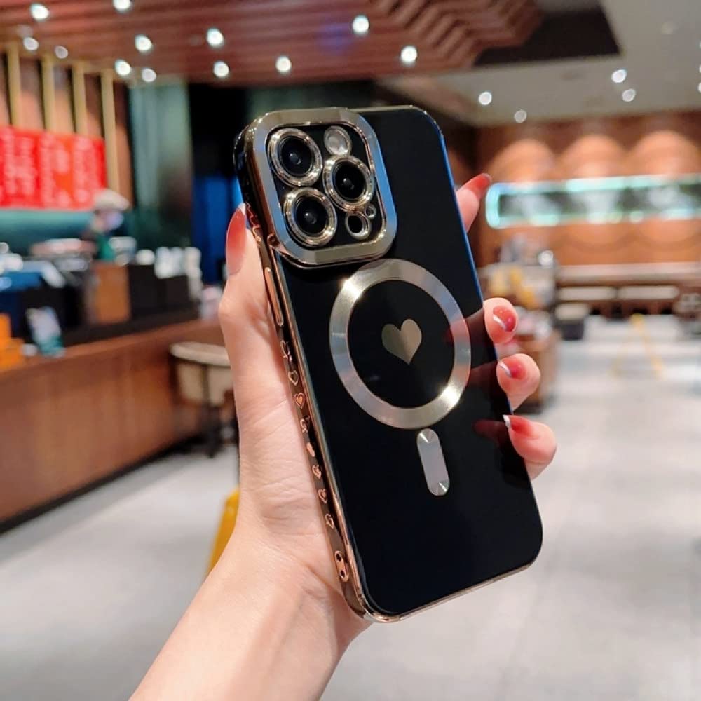 Coque iPhone 14 Plus design coeur chic idéal pour vos soirées et le bureau - 8