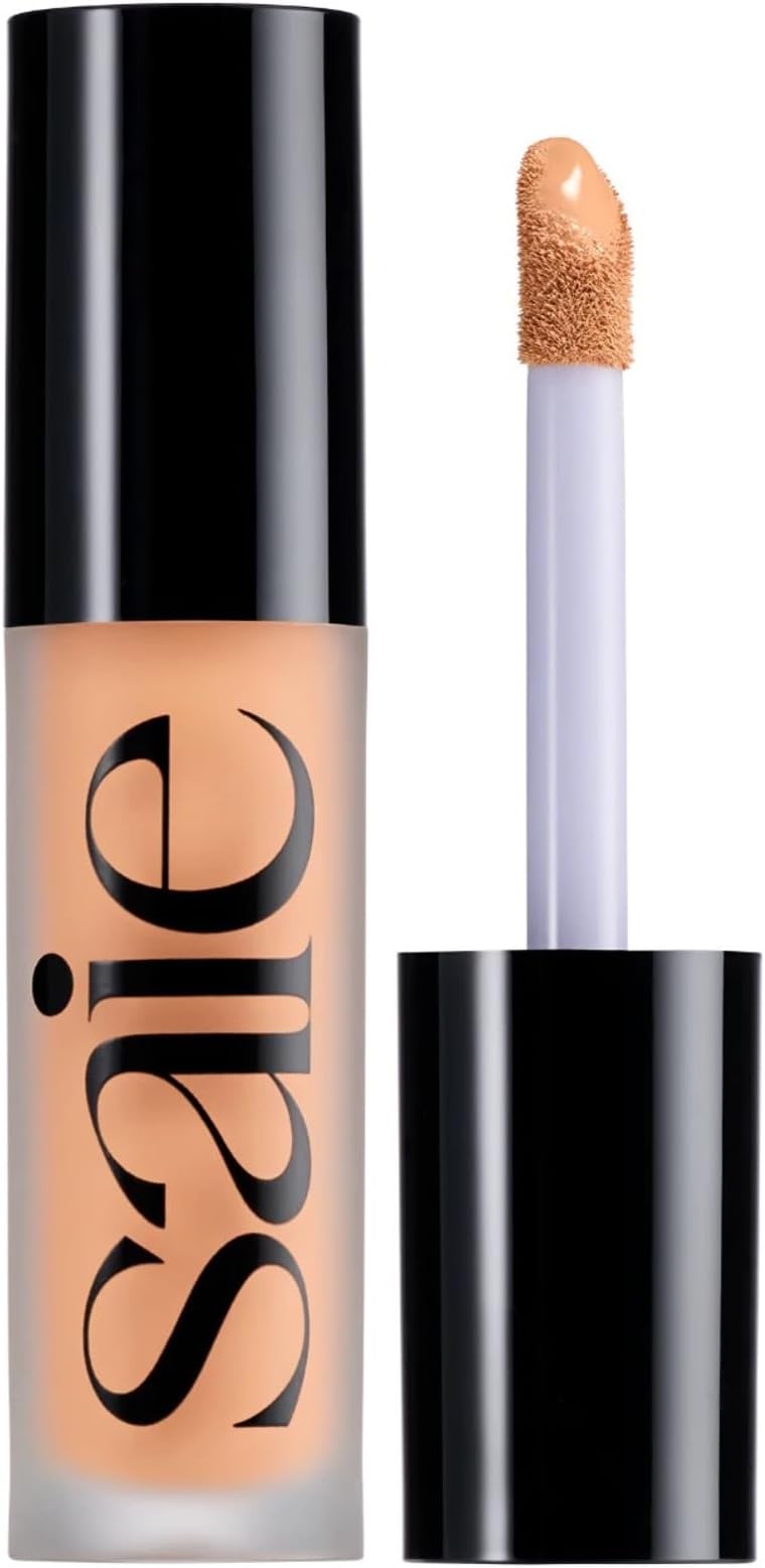 Saie Slip Tint Radiant Cream Concealer & All-Over Face Makeup - Concealer for Dark Circles, Redness & Blemishes - Lightweight Makeup Made with Hydrating Hyaluronic Acid - Shade 14 (0.17 oz)