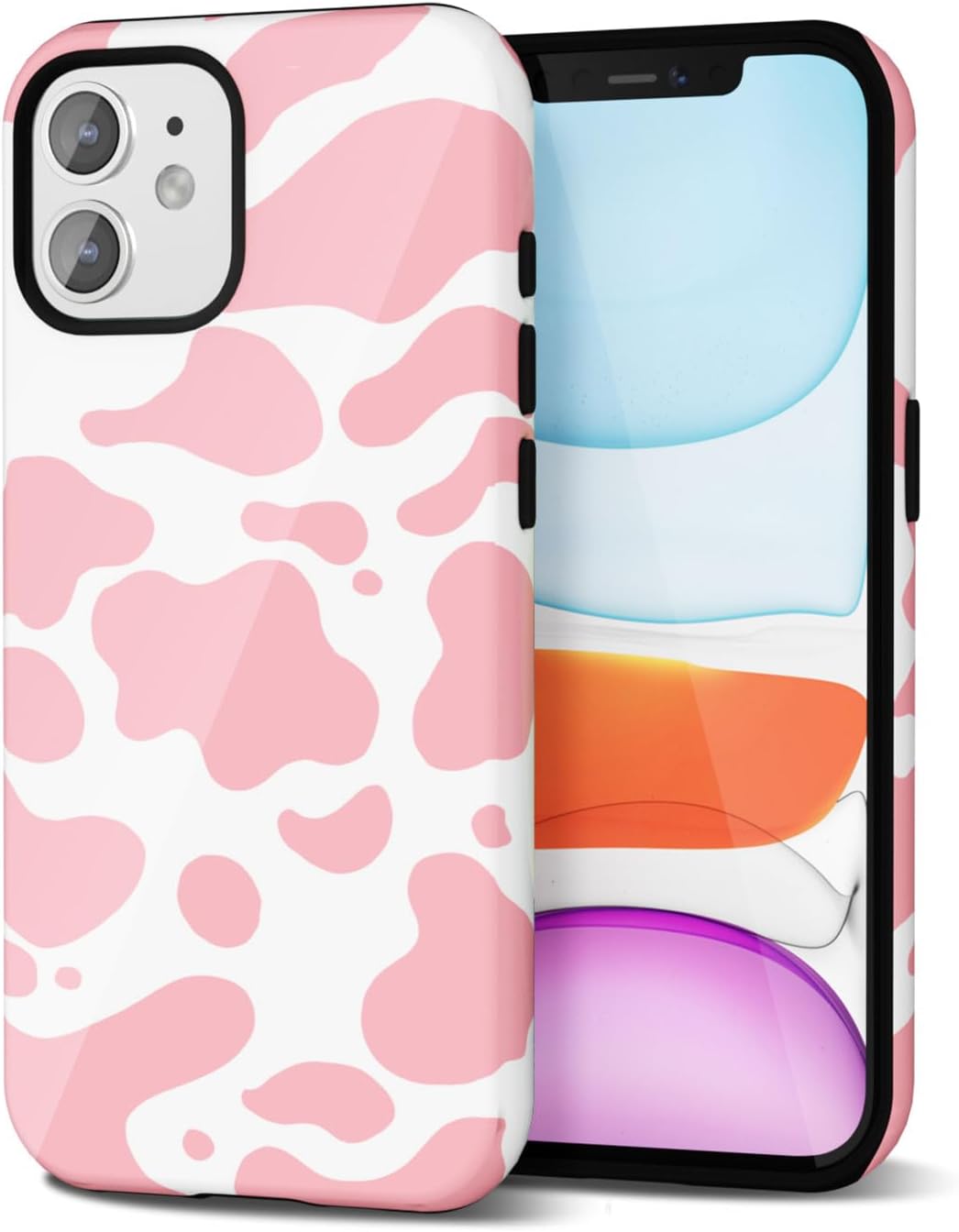 Svanove Cow Print Phone Case for iPhone 11 Case Trendy