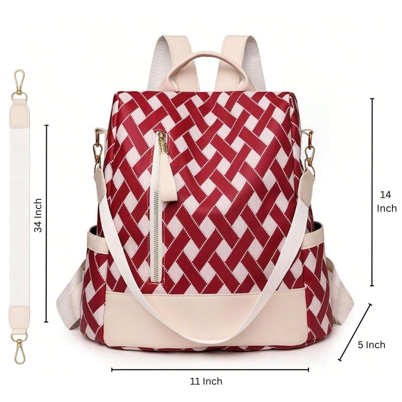 Image of ShopyVid Anti-Theft Backpack for Girls | Raksha Bandhan Gift for Sister | Rakhi Gift for Sister