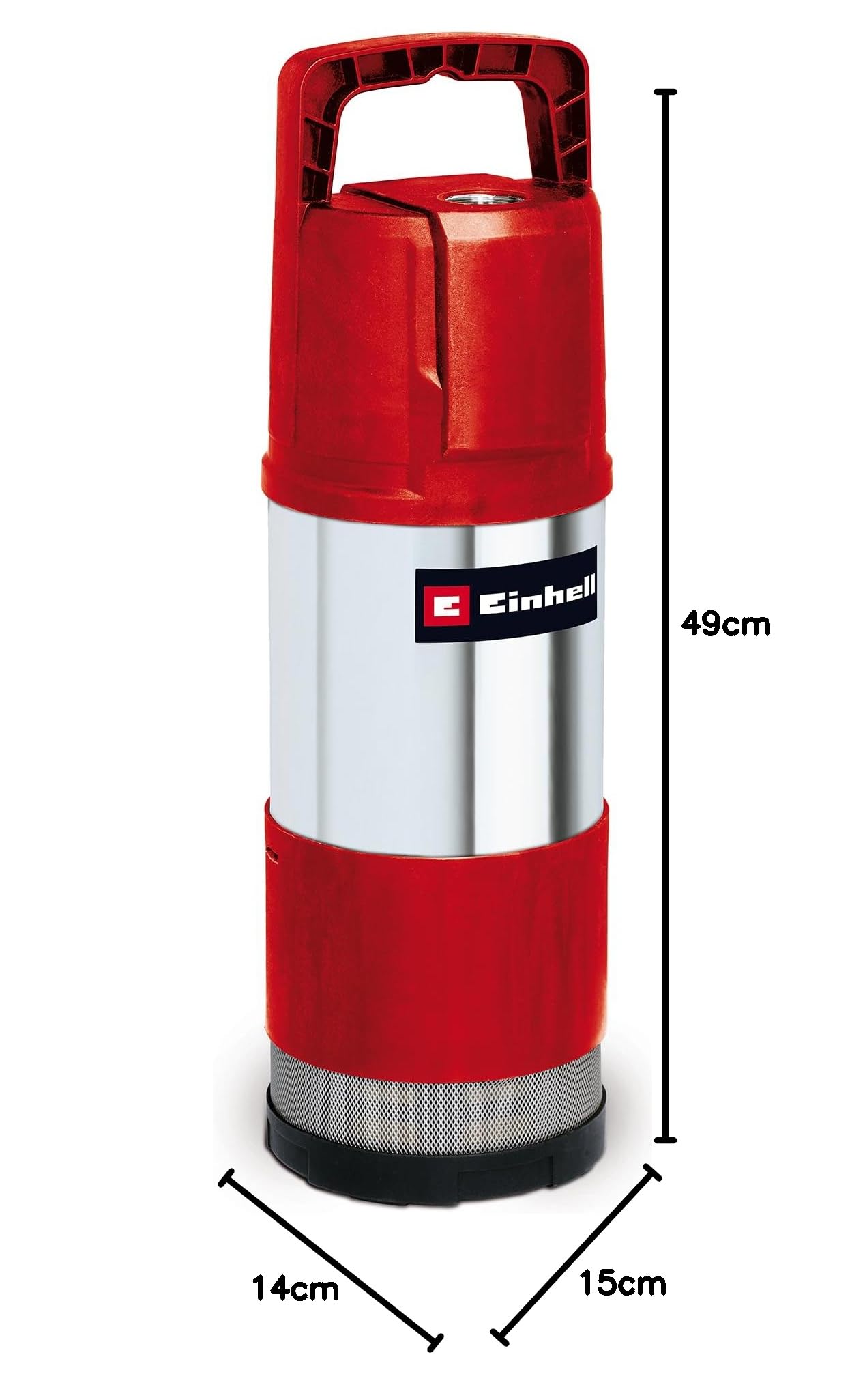 Einhell Tauchdruckpumpe GE-PP 1100 N-A (1.100 W, max. 6.000 ltr./Std,Automatikfunktion, Trockenlaufsicherung, Überlastschalter, robuster Druckanschluss mit Edelstahleinsatz, mehrstufiges Pumpenrad)