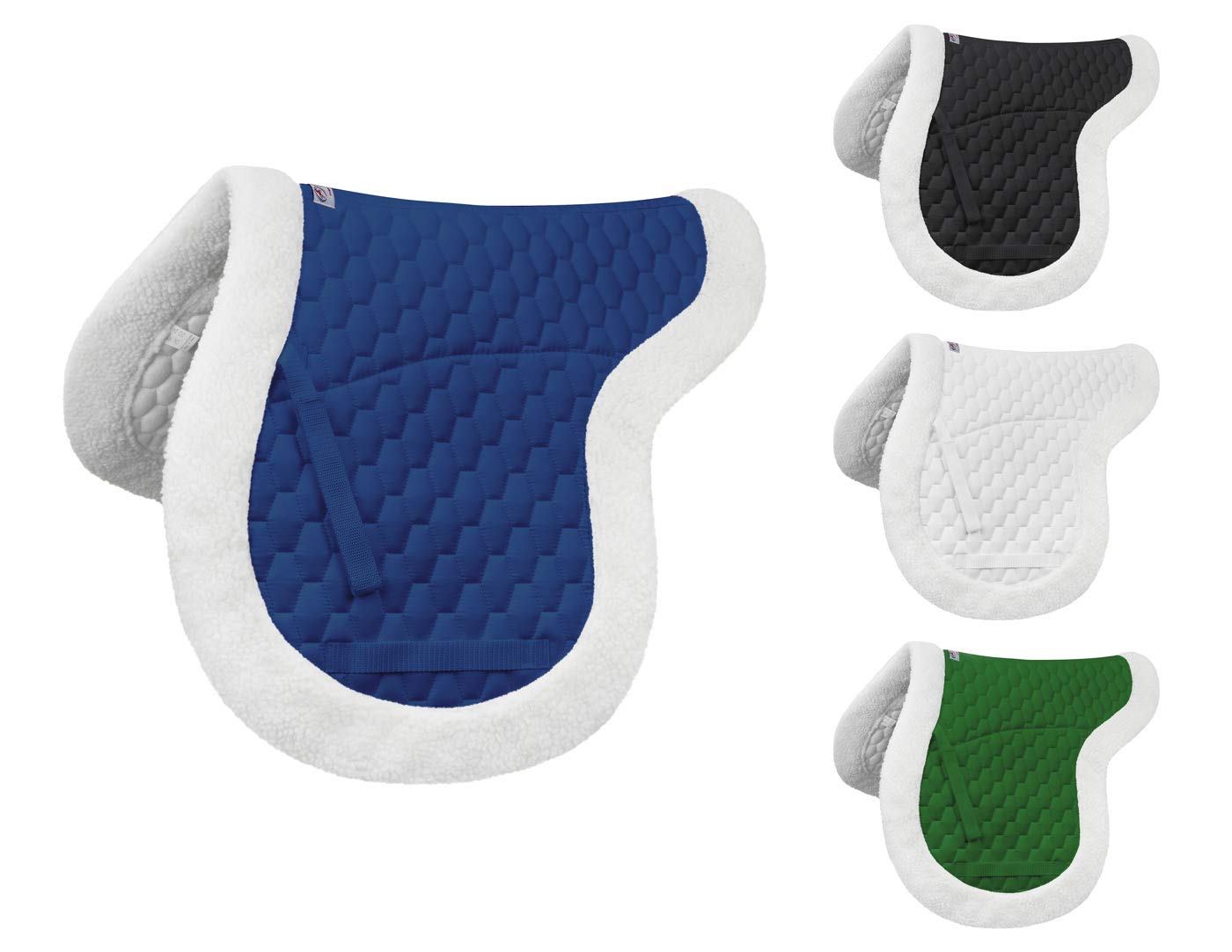 Derby OriginalsFleece Padded Contour All Purpose English Saddle Pad