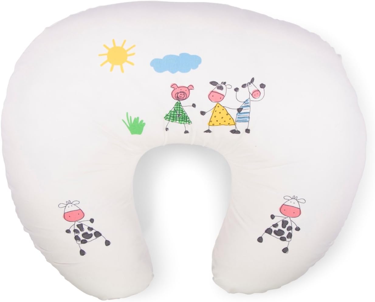 Spare Cotton Cover for The Nursing Pillow - Cow Print