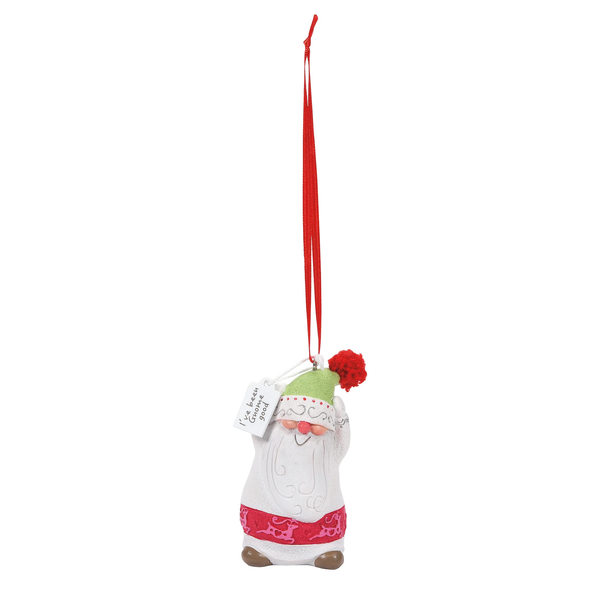 Department 56Snowpinions I've Been Gnome Good Hanging Ornament, 3.35 Inch, Multicolor