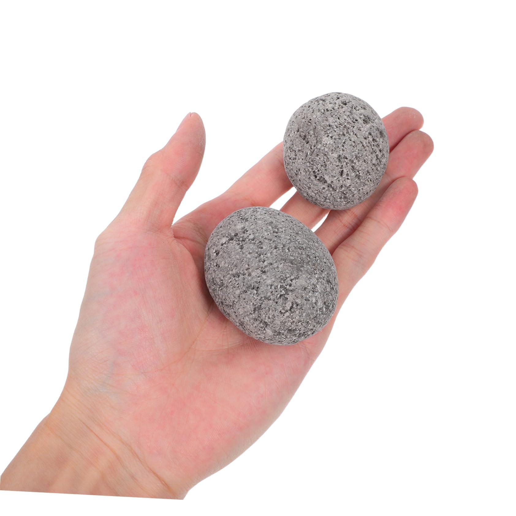 Toddmomy Naturali Pietre Decorative p e 1 Sacchetto da Braciere Pietre Laviche Resistente alle Crepe, Distribuzione Efficiente del Calore Stufa e Barbecue da Esterno e Interno
