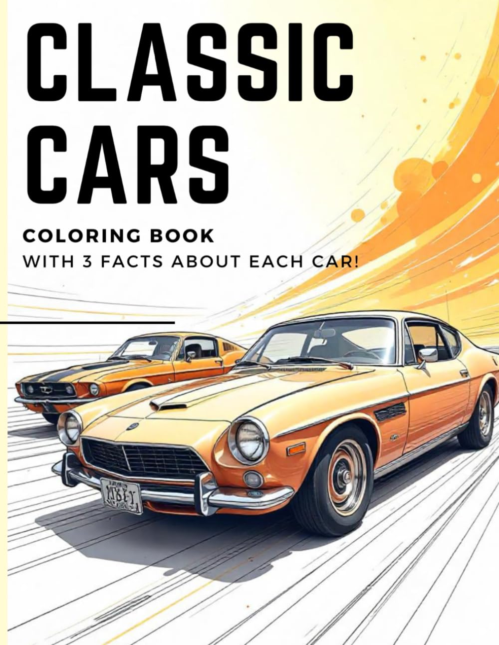 Classic Cars Coloring Book