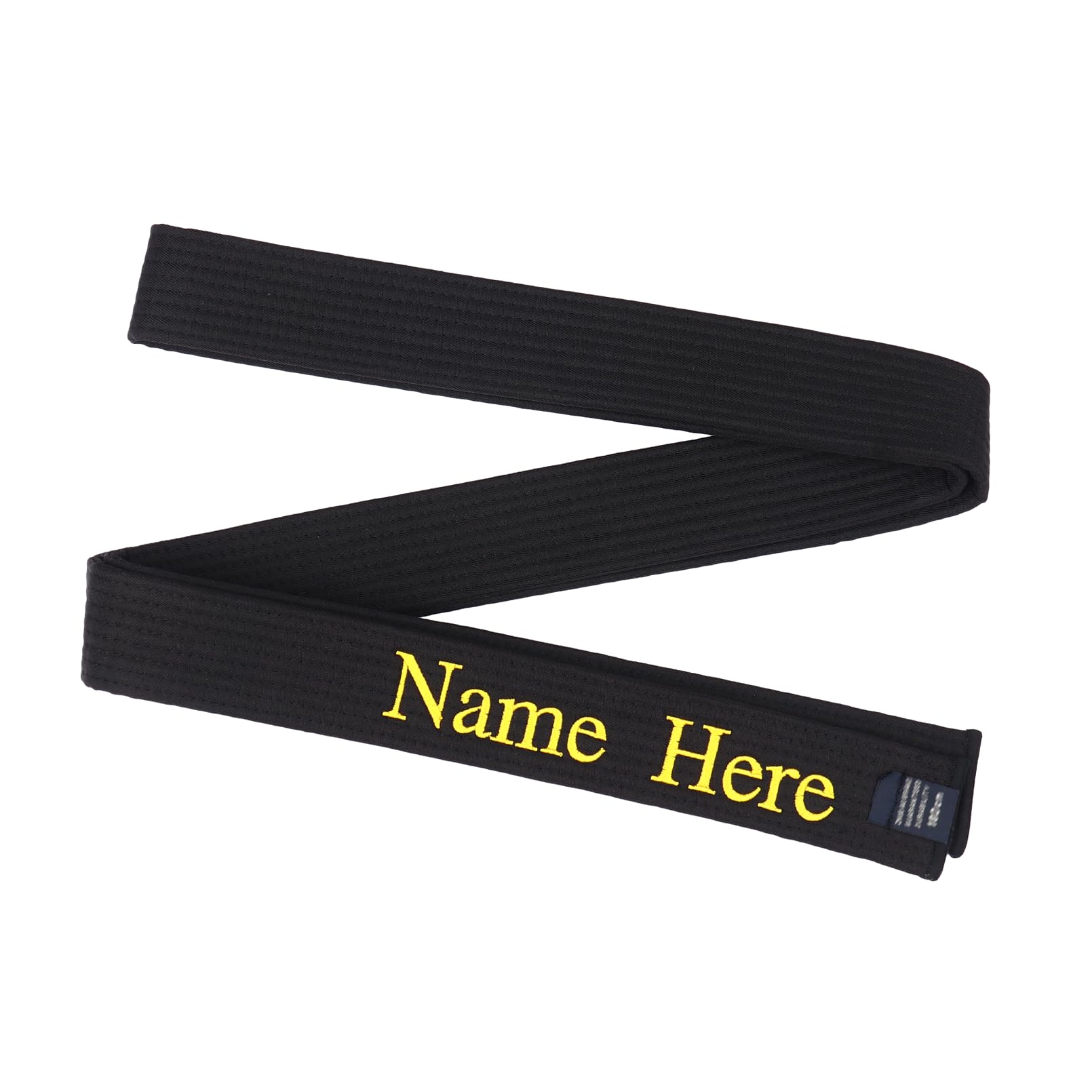 Dinikally Personalized Custom Embroidery Name Belt for Karate Martial Arts Belt, Taekwondo, Judo, BJJ (1pcs)