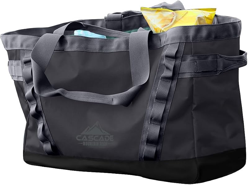 Cascade Mountain Tech Large Tote Bag with Compartments Shoulder Bag for Travel, Work, Gym