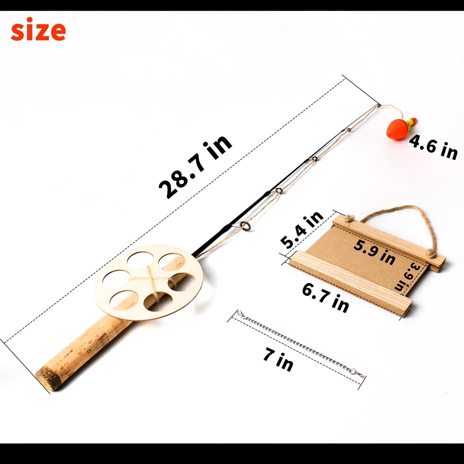 Amazon.com: RELIY Wood Fishing Pole Wall Decor with 3 4X4 Frames, Wall  Decor for Fishing Lovers & Fishermen : Home & Kitchen