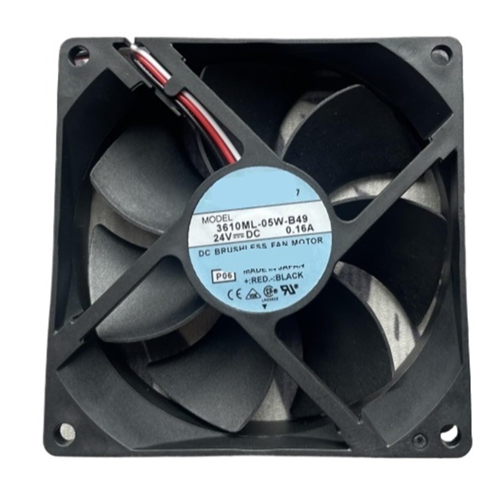 YMUGUEGH 3610ML-05W-B49 Fan 24V 0.16A 90 * 90 * 25mm 3pin Cooling Fan