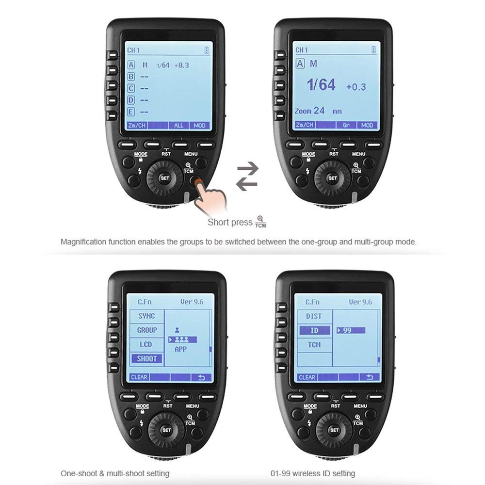 Godox XPro-F TTL 2.4G Transmetteur de déclencheur de Flash transmetteur de déclencheur de Flash X Déclencheur pour appareils Photo Reflex Fuji Godox AD600BM AD600PRO AD200 V860II-F TT685IIF TT350F