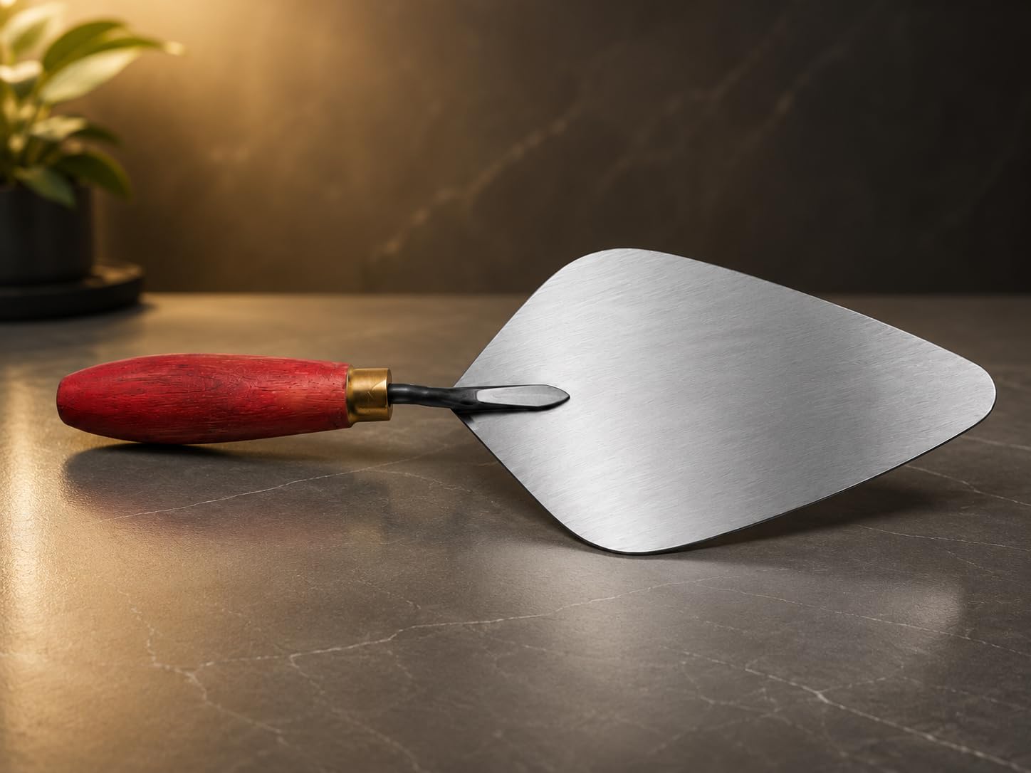 9-Inch Masonry Hand Trowel (Karni) | Premium Steel Blade, Wooden Grip | Ideal for Cement, Mortar, Concrete, Bricklaying, Plastering & Construction-image-27