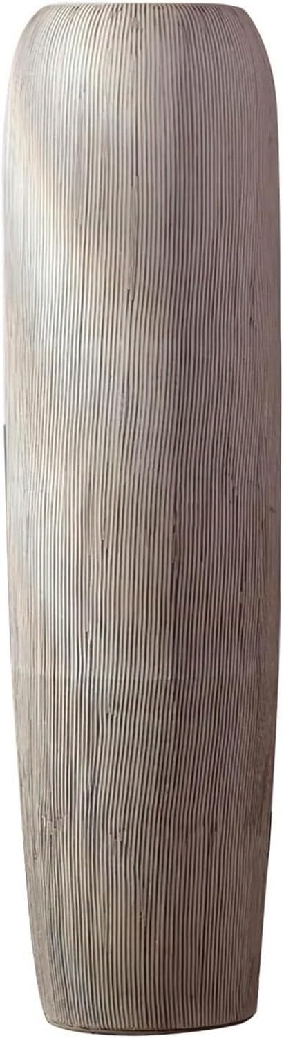 SnamicE Vase Ceramic Flower Vase Tall Floor Vase Large Floor Ceramic Vase, Modern Floor Vase for Home Deocr, Living Room, Entryway, Office, Branches and Dried Flowers,26x100cm,
