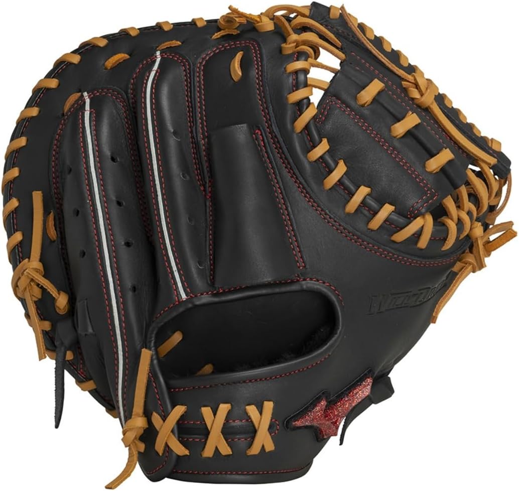 ミズノ:右投げ:一般·大人用:軟式用キャッチャーミット:WILL DRIVE:黒