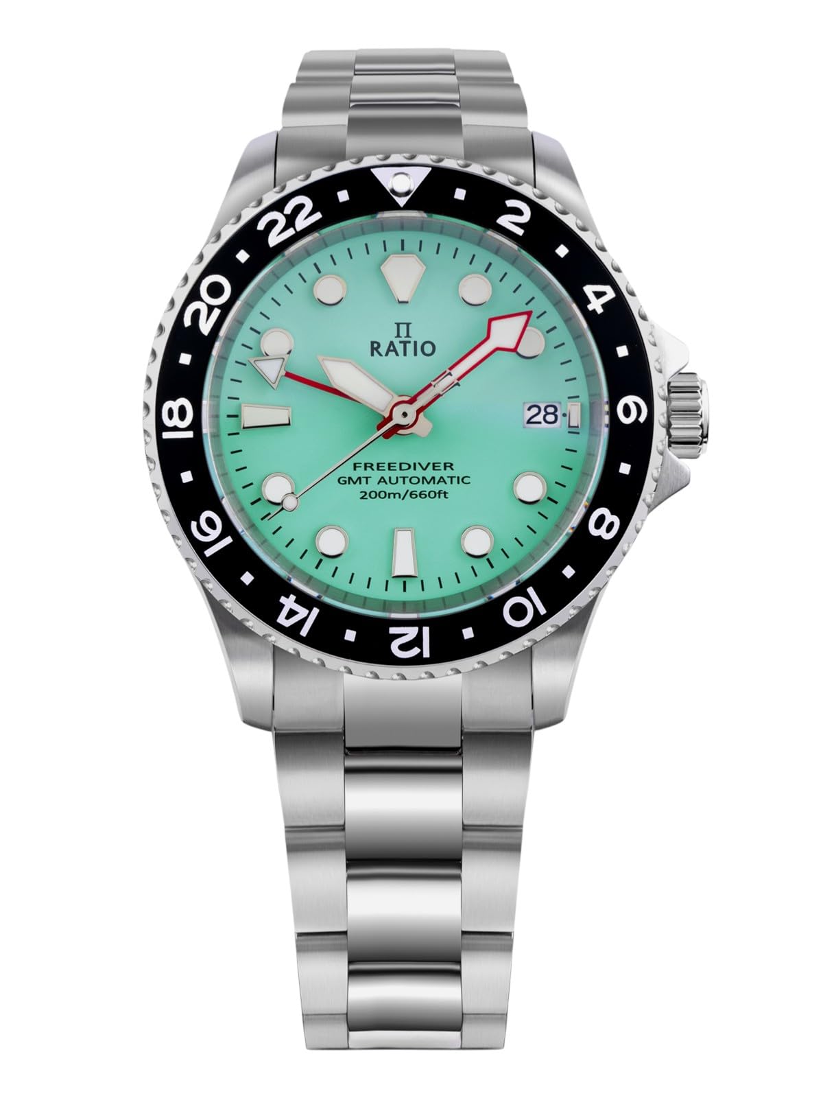 Heimdallr 47mm Tuna Steel Diver Orologio automatico NH35 Vetro zaffiro Orologio da polso