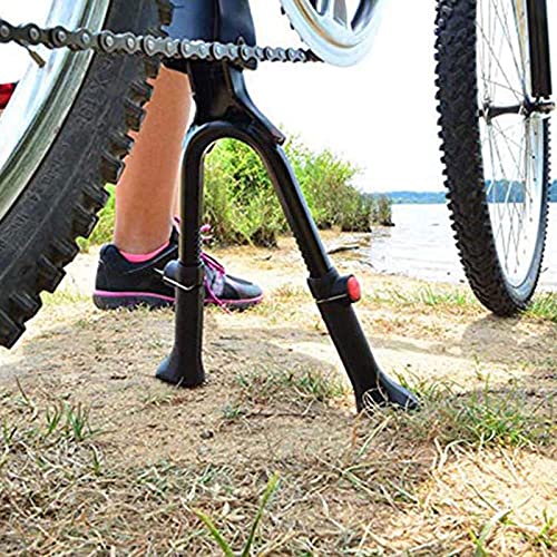 Béquille pour entretien de vélo pliable à double pied et fixation centrale