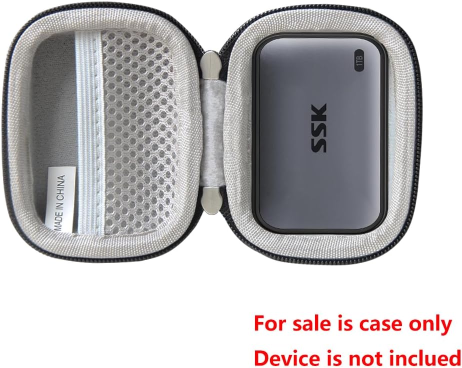 Hermitshell Hard Travel Case for SSK Portable SSD 1TB / 2TB / 500GB / 250GB External Solid State Drives
