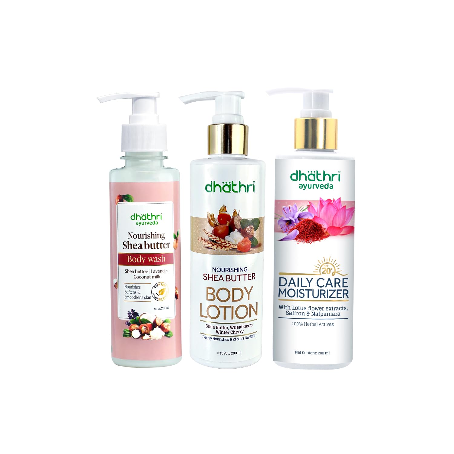 Dhathri winter skin care products with herbal products, moisturizer for winter and best body lotion for winter-image-2