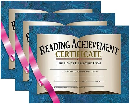 Flipside+H-VA577-3+Hayes+Certificates+Reading+Achievement44%3b+8.5+x+11+in.+-+30+Per+Pack+-+Pack+of+3