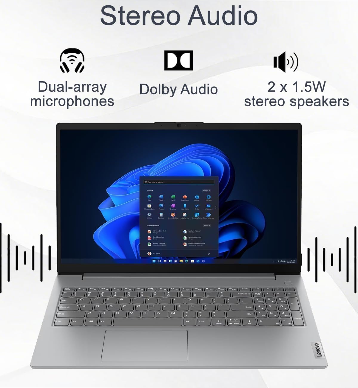 Lenovo V15 Gen 4 Business Laptop (15.6" FHD Anti-Glare, AMD Ryzen 5 7520U (> Intel i5-1235U), 16GB DDR5, 512GB SSD) for Student & Home, Numeric Keypad, Webcam w/Shutter, RJ-45, Win 11 Pro w/Copilot