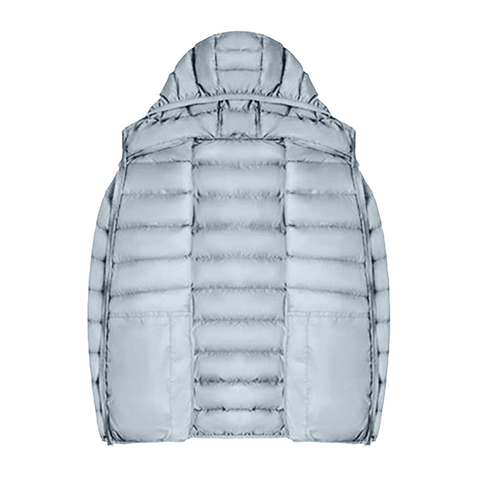 Piumino leggero da donna, trapuntato, taglie forti
