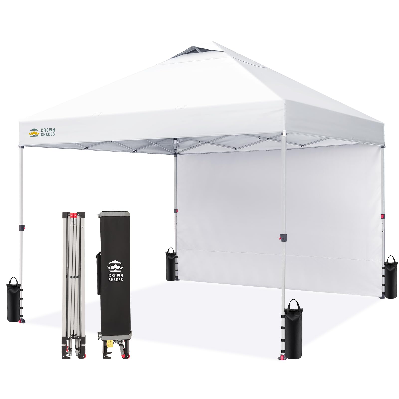 Impact Canopy 10x10 FT Sidewalls Kit - 4 Walls For Pop Up Tent, Gazebo, Beach Shade (Walls Only)