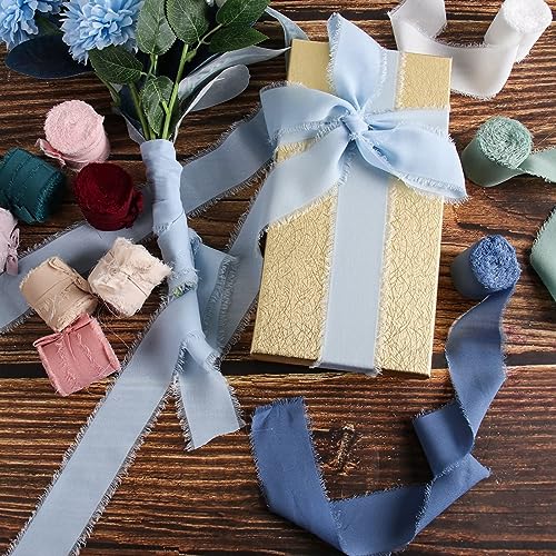 Yoirzit nastro chiffon 6 rotoli nastro regalo