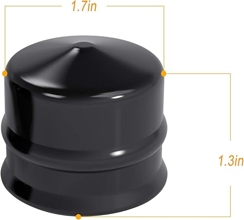 Miniatura 4 de prime&swift 532104757 - Tapón de eje de tractor de césped para Husqvarna, paquete de 4 tapas para cubo de eje Craftsman que evita que la suciedad
