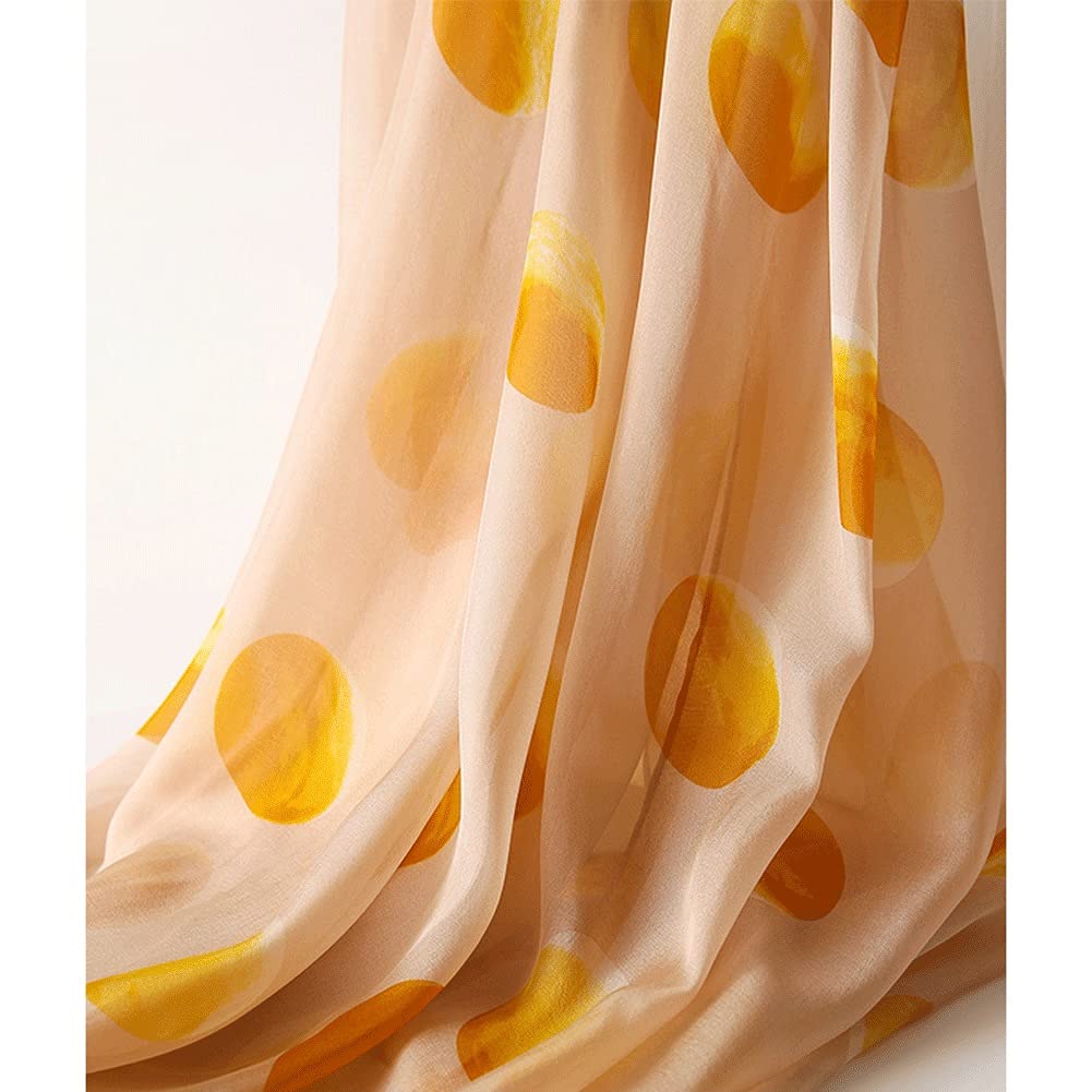 Calda Sciarpa Di Seta Sciarpa Lunga Di Seta Sciarpa Avvolgente Sciarpa Leggera Per Donna 108 Cm 42,5 Pollici X 185 Cm 72,8 Pollici Moda (BA)