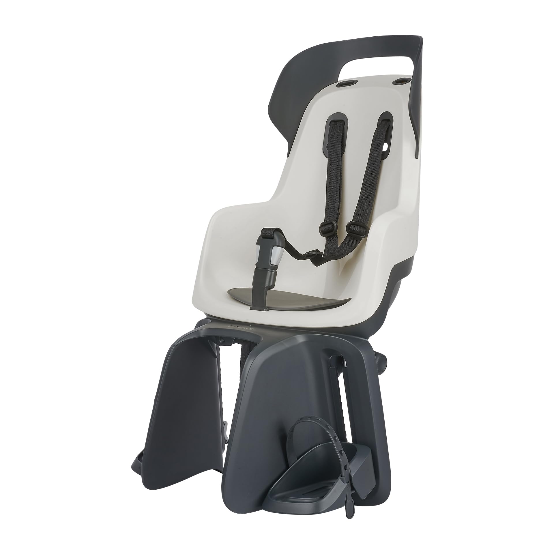 Bobike 8012300002 GO Maxi CFS XR Kinderfahrradsitz Hinten Für Gepäckträger, Für Kinder Von 9 Monaten bis 6 Jahren, MAX 22 kg, Verstellbare Fußstützen, Werkzeuglose Montage, Vanille Cupcake