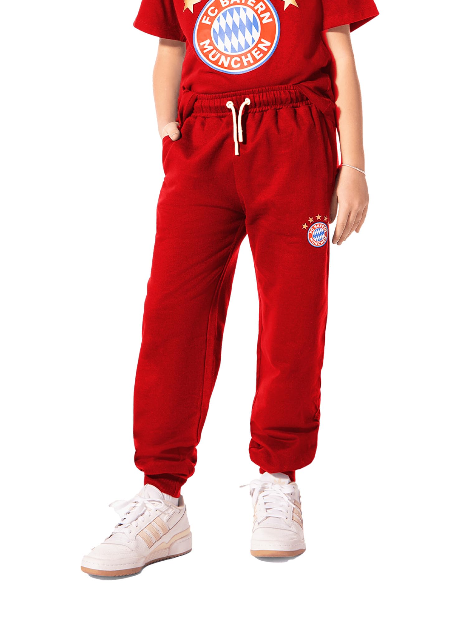 FC Bayern München | Sweatpant | Jogginghose | Essential| Kinder Navy oder Rot