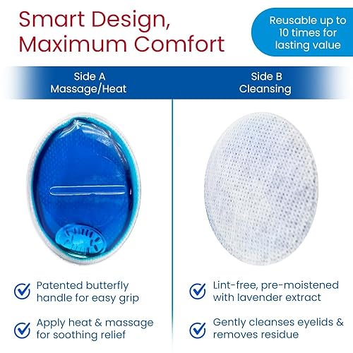 Miniatura 5 de Eye-press - Toallitas autocalentables para ojos y tapas, tratamiento de orzos, ojos secos, calazia, blefaritis y alivio posterior a la cirugía