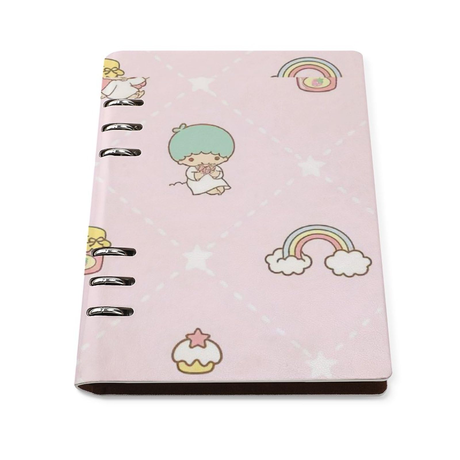 Amazon.co.jp: キキララ ルーズリーフ 手帳 システム手帳 6穴 リング