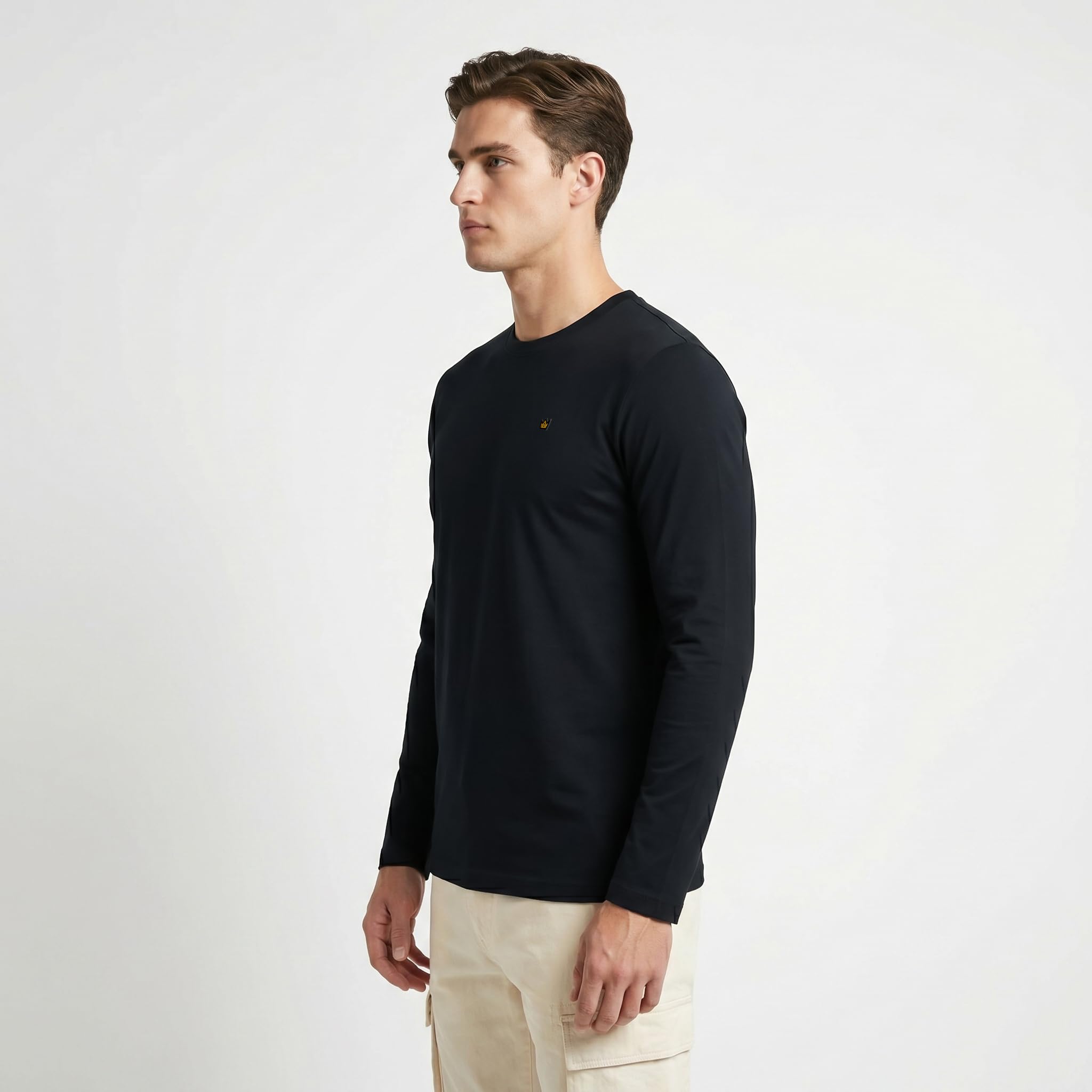 2 Pack Mens Long Sleeve Henley Shirts, Lightweight Henley Tops for Gym, Running & Casual Outings