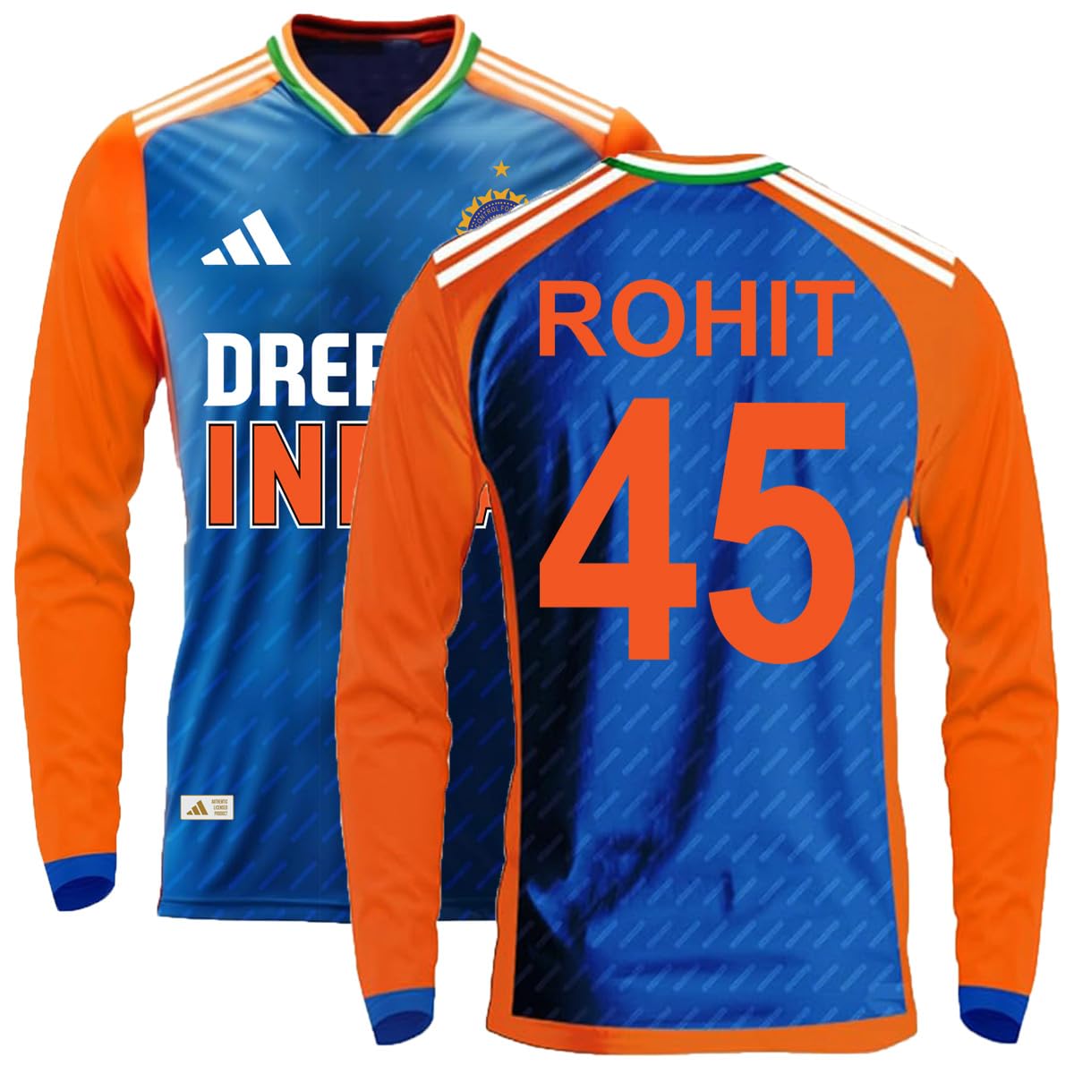 Positive Sports India Jersey 2024 t20 World Cup Full Sleeve (Rohit 45) (L) (B0D7D7LSPB) Amazon Price History, Amazon Price Tracker