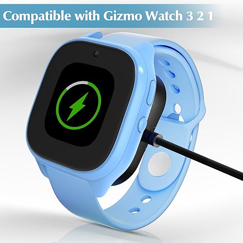 Miniatura 9 de Paquete de 2 cargadores compatibles con Gizmo Watch 3 2 1, cable de carga de repuesto de 3.3 pies, accesorios de cargador magnético para Verizon