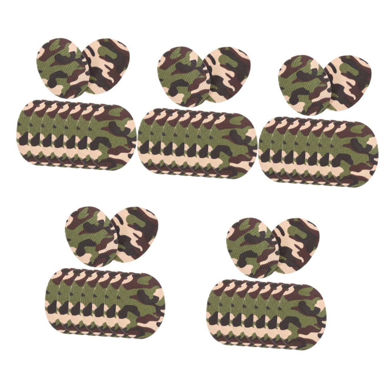 Gadpiparty 5 Sätze Bügelflicken Für Kleidung Camouflage Muster Reparierende Patches Für Jeans Shirts Und Taschen Vielseitige Patches Zum Aufbügeln Oder Aufnähen Diy Bedarf 10 Stück * 5