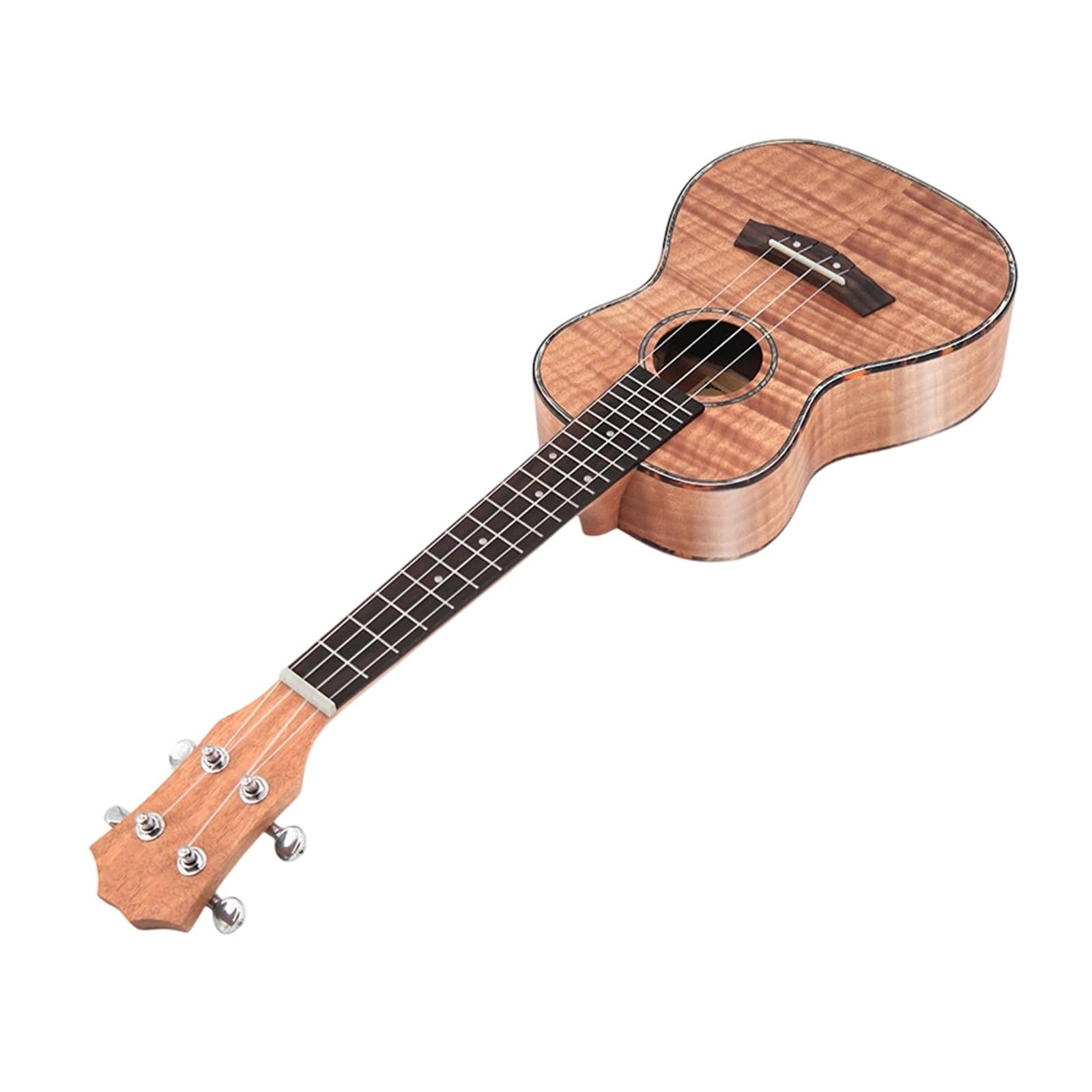 23 Calowa 4 Strunowa Mała Gitara Ukulele Wykonana Z Drewna Okoumé Ze Wzorzystym Wykończeniem Ukulele Dla Dorosłych