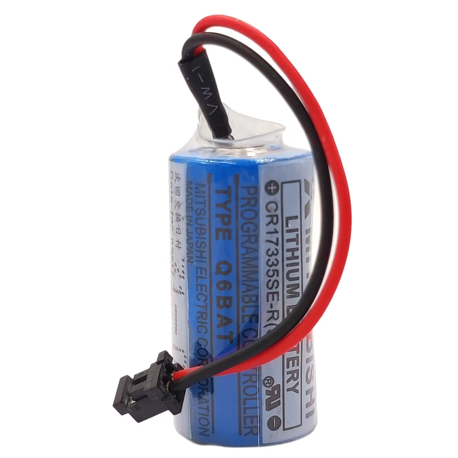 Q6BAT CR17335SE-R - Batteria di ricambio al litio da 3 V, 1800 mAh, per sistema QNS Q6BAT, CR17335SE-R, 4 pezzi