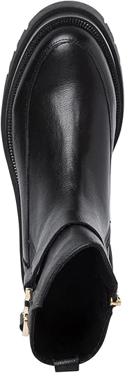 Marco Tozzi Dames 2 2 25820 29 leren laars mode laarzen, zwart/goud, 42 EU Marco Tozzi Dames 2 2 25820 29 leren laars mode laarzen, zwart/goud, 42 EU