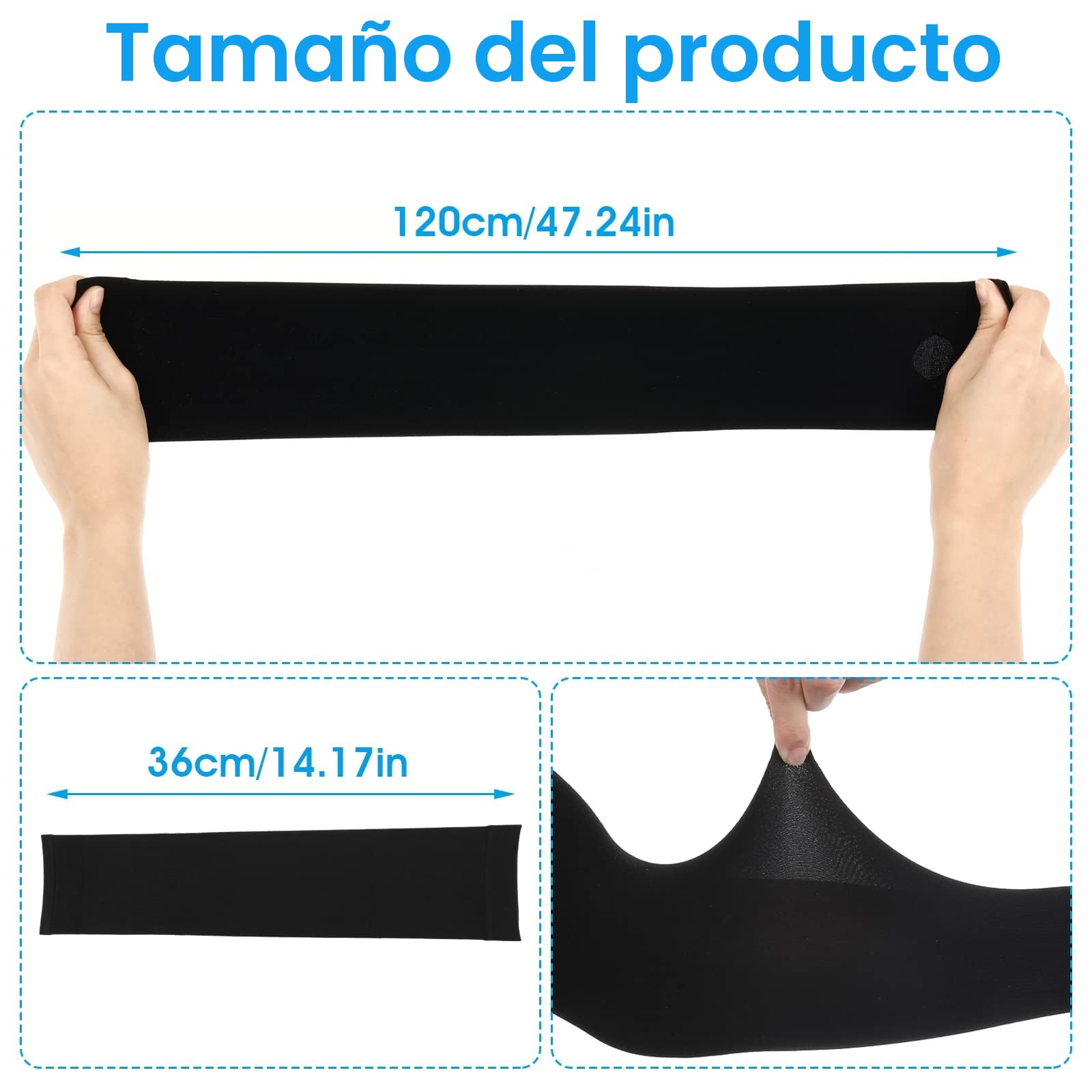Ouligay 4 pares mangas de compresión protección solar UPF 50 calentadores de brazo golf