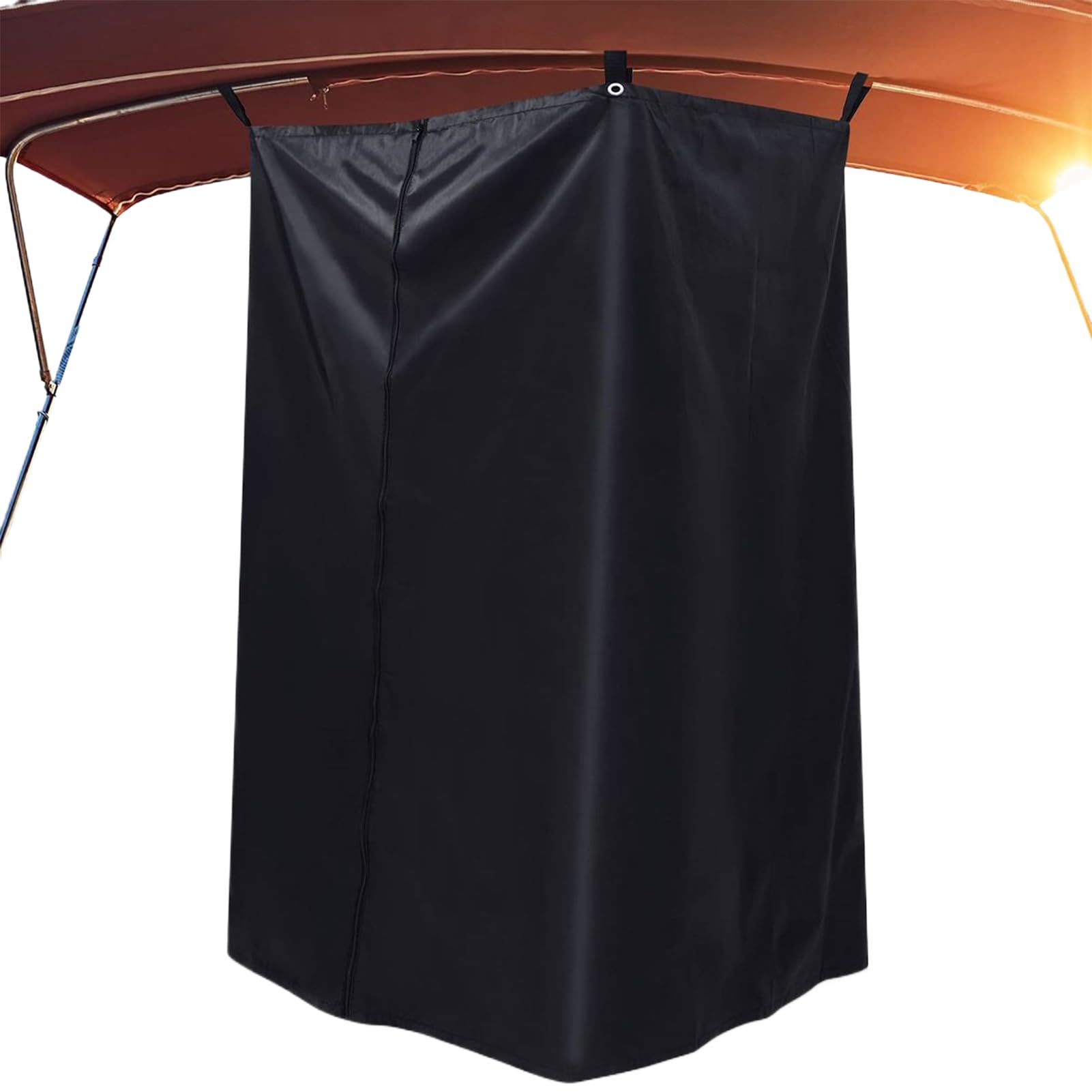 Tienda de campaña portátil impermeable para vestuario, cabina de vestidor plegable con bolsa de transporte