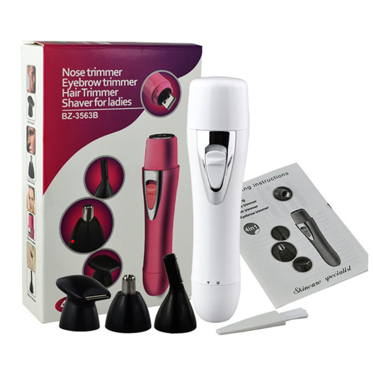 FOMIYES 2stücke Reise-nasenhaartrimmer Für Herren Und Damen Usb-aufladbar Kompakt Und Tragbar Langlebig Und Praktisch Für Müheloses Grooming Jederzeit Und Überall